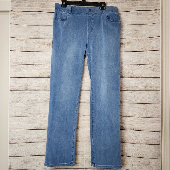 Betabrand Pants & Jumpsuits Betabrand Pull On Yoga Denim Jeans Size